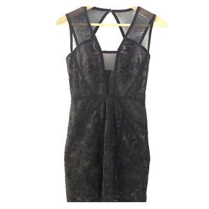 🖤 BCBGMAXAZRIA Lace Mini Dress